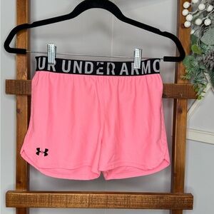 Under Armour Pink Athletic Performance Shorts